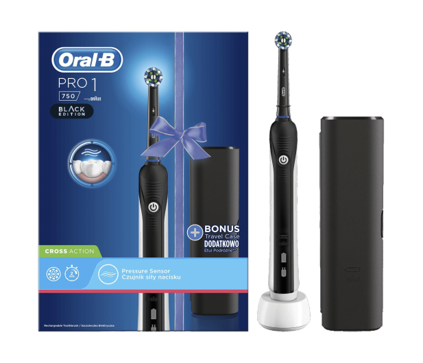 Oral-B Pro 750 Black - 487636 - zdjęcie 3